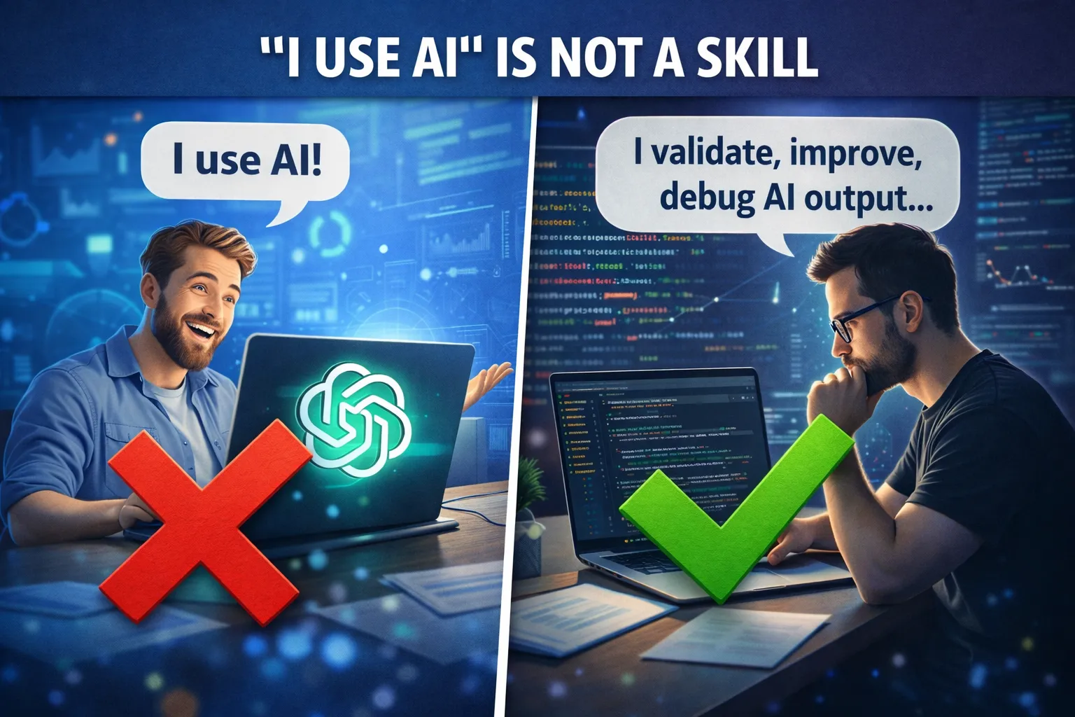 “I Use AI” Is Not a Skill (Anymore) 🤖❌